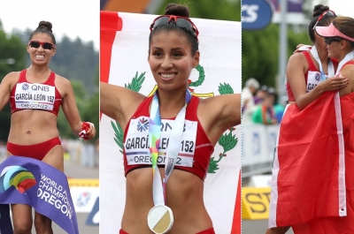 Â¡Doble campeona mundial! Kimberly GarcÃ­a ganÃ³ el oro en el Mundial de Atletismo 2022 | VIDEO