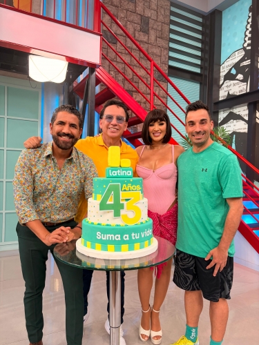 Latina Televisión celebra 43 años conectando con las familias peruanas