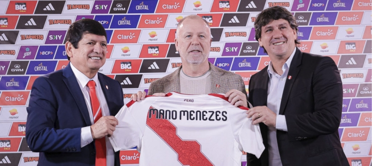 LA FPF ANUNCIA A 'MANO' MENEZES COMO DT DE LA BICOLOR ABSOLUTA